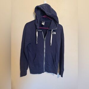 Women’s The North Face Navy Face Rearview Full Zip Up Jacket Size Medium